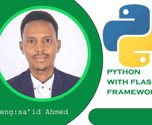 Python with flask framework